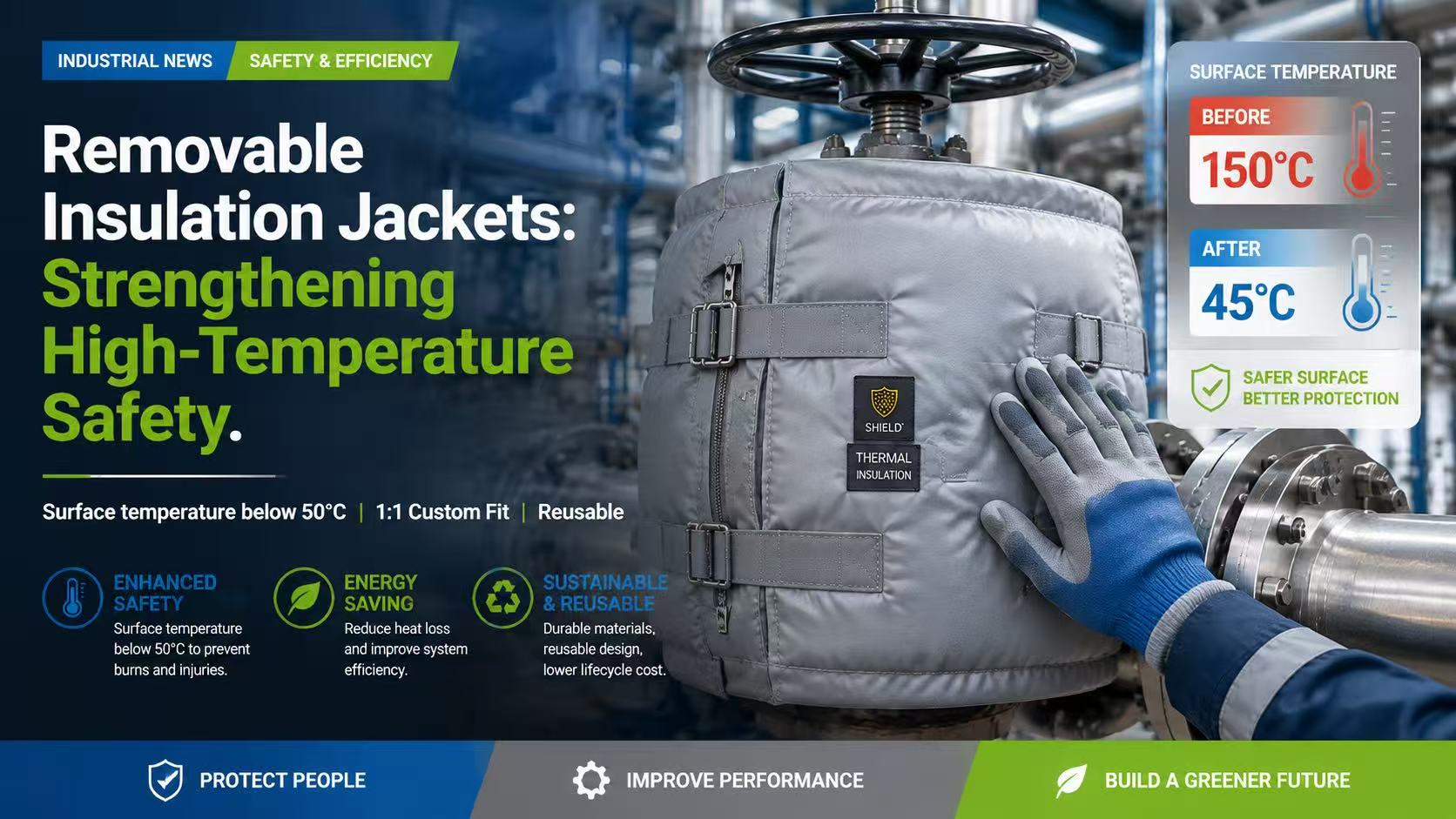 Removable Insulation Jackets: Strengthening High-Temperature Safety and Enabling Precision Energy Saving Through Customized Solutions  — From safety protection to precision customization, removable in