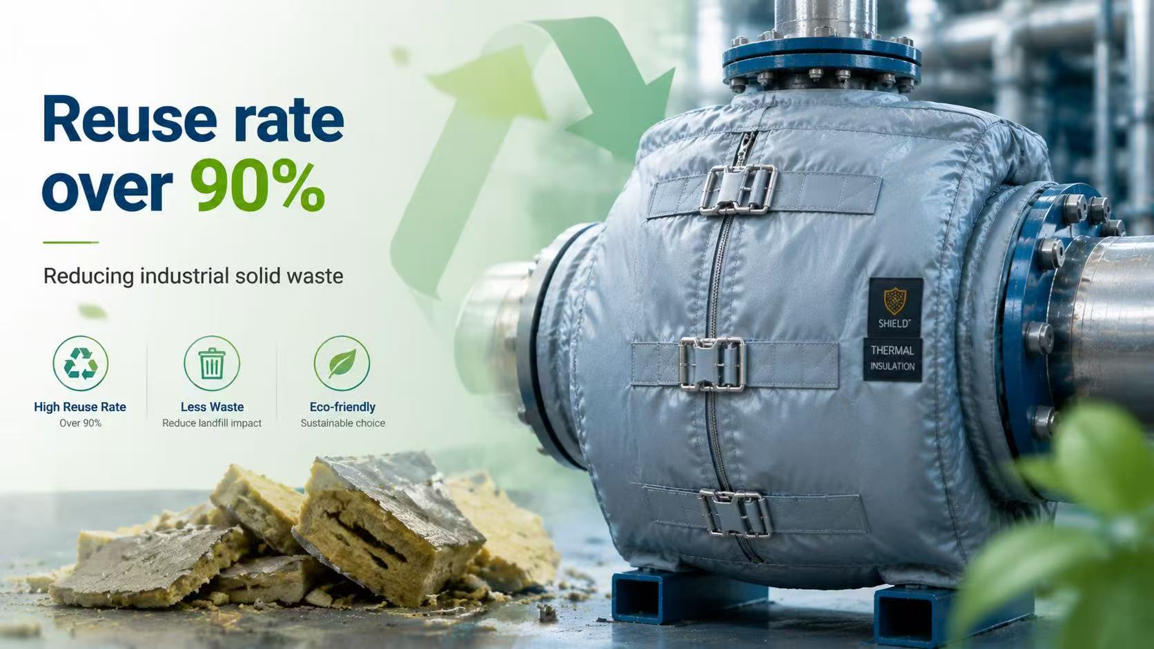 Removable Insulation Jackets Solve Industrial Insulation Waste Problem with Reuse Rate Exceeding 90%