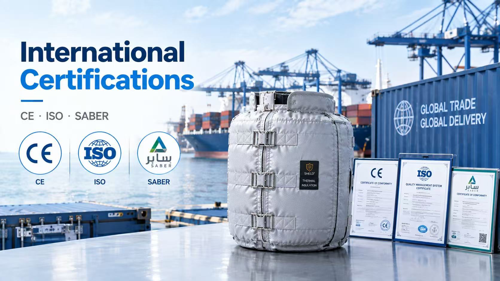 Removable Insulation Jackets Obtain Multiple International Certifications, Quality Meets Global Industrial Market Access Requirements