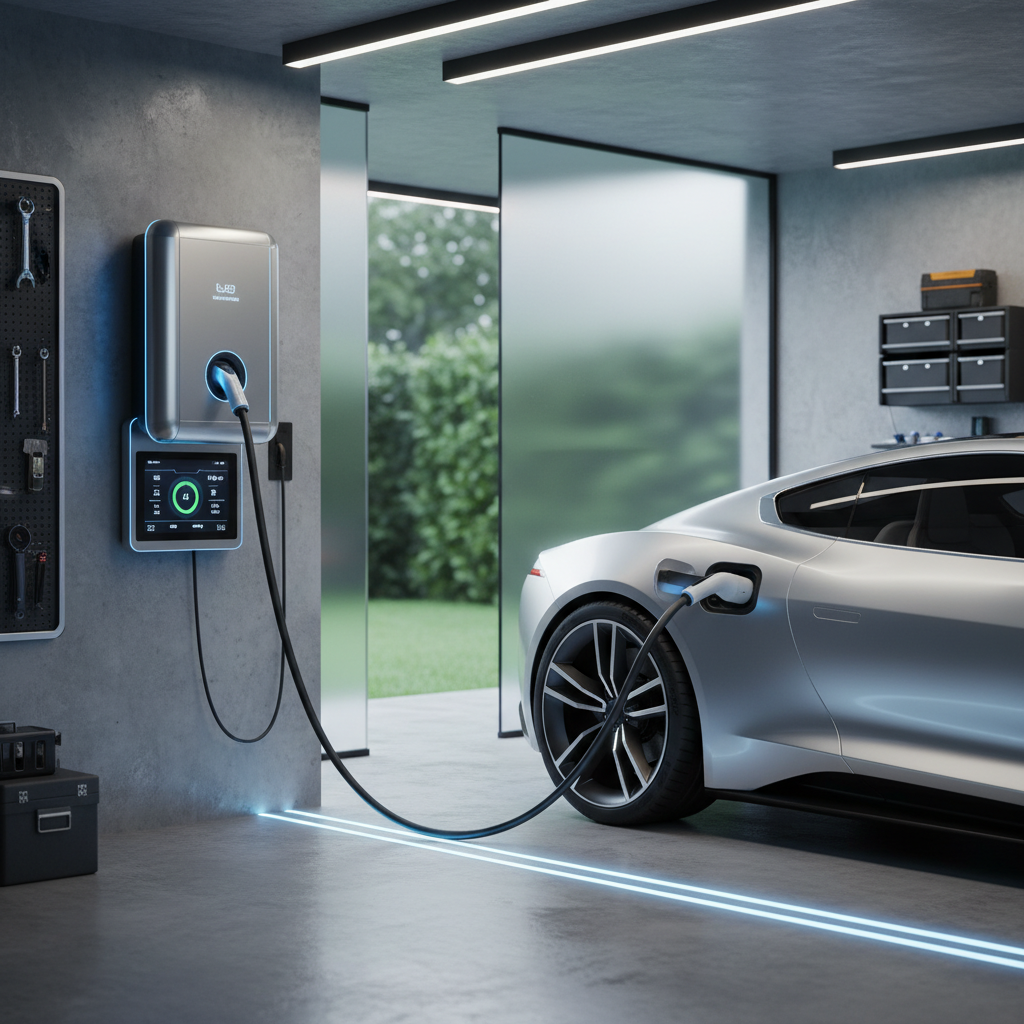 Home Car Charging Station For Rapid Electric Vehicle Powering