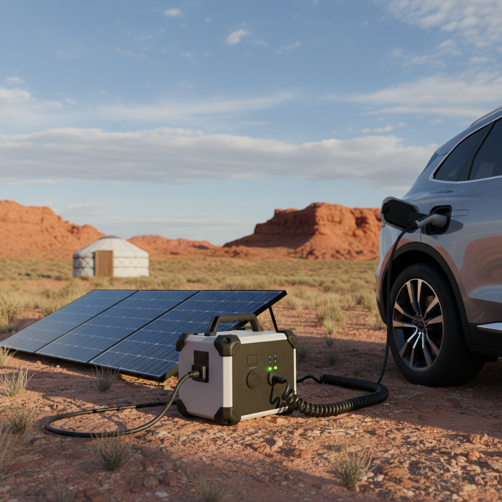 Ev Home Charger For Portable And Off-Grid Charging