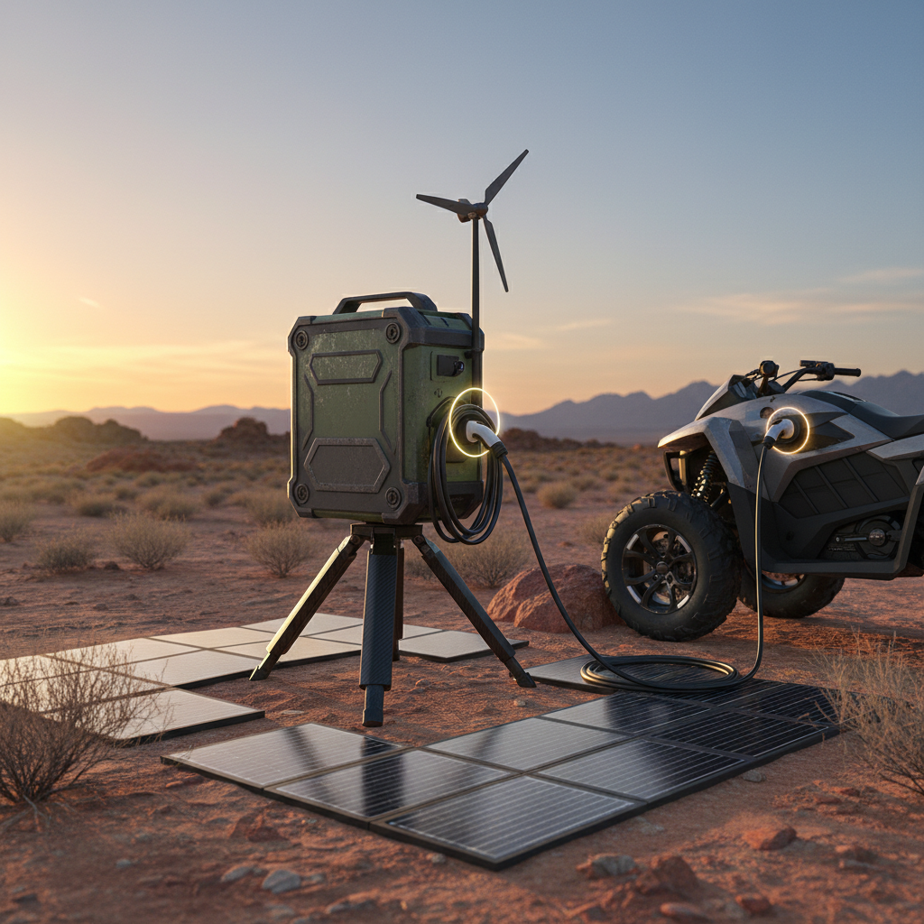 Ev Fast Charger For Portable And Off-Grid Charging