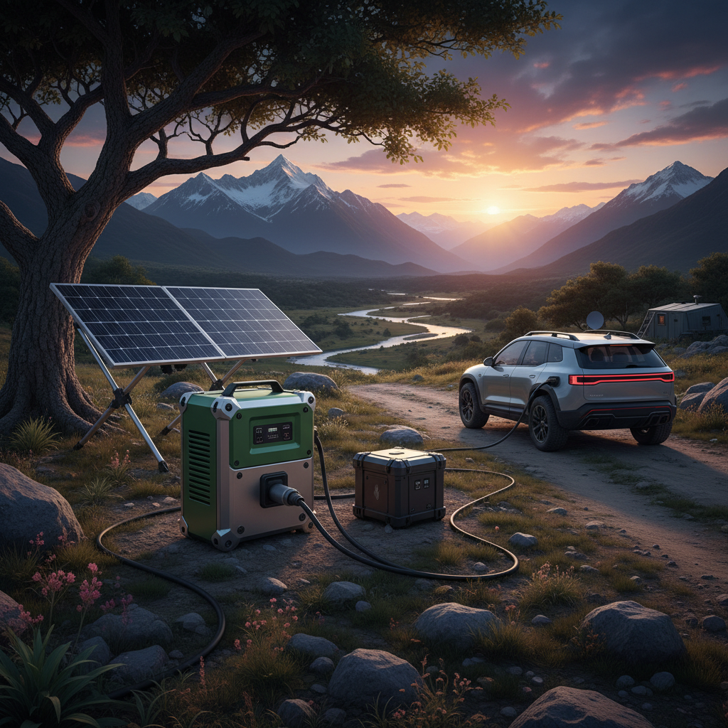 Ac Ev Charger For Portable And Off-Grid Charging