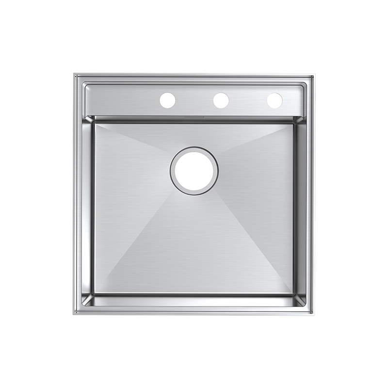 MG5252 High Step Stainless Steel Topmount Drop In Kitchen Sinks Single Bowl