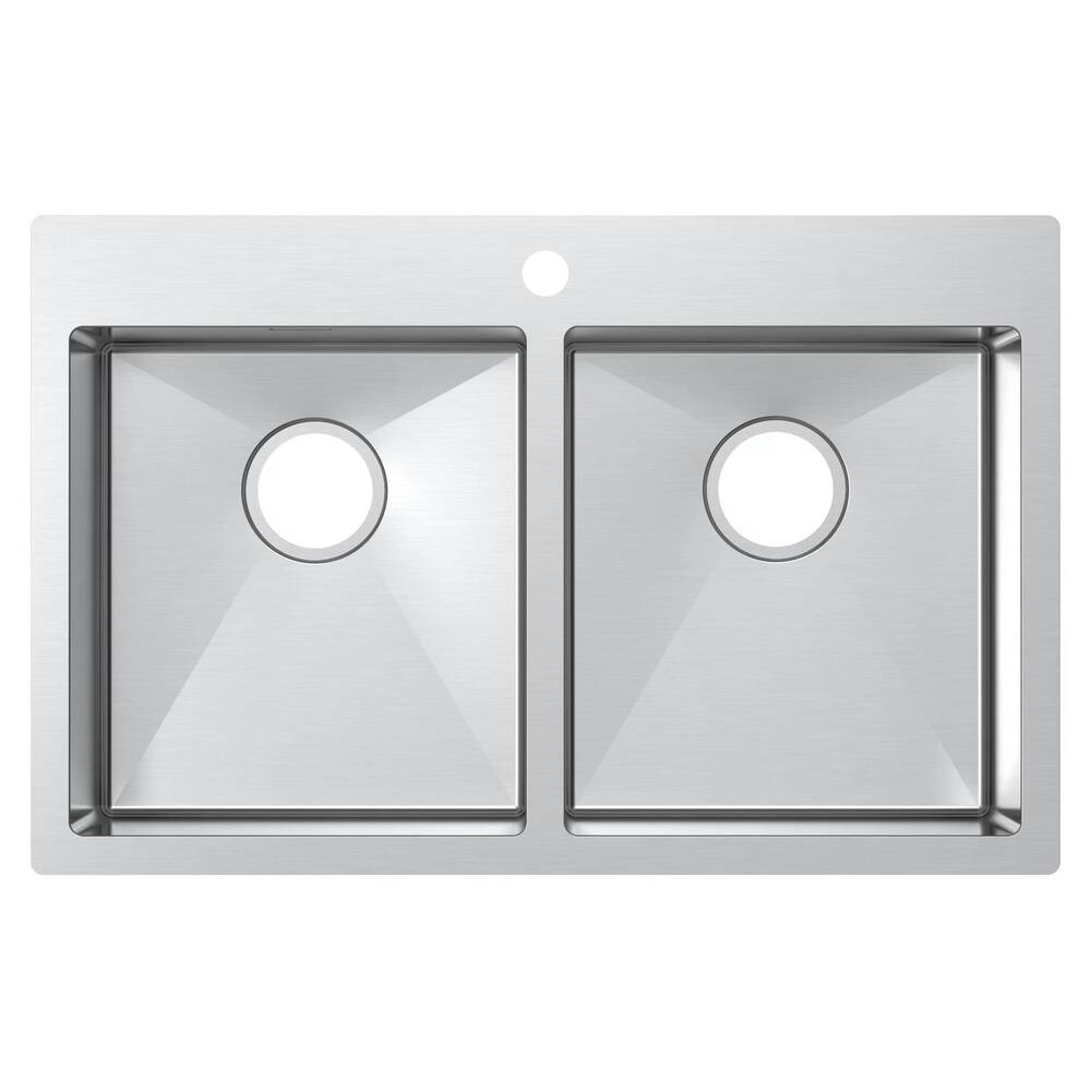 ME7850 Kitchen Sink Drop In Topmount Stainless Steel Single Deep Bowl Above Counter Kitchen Sink Basin