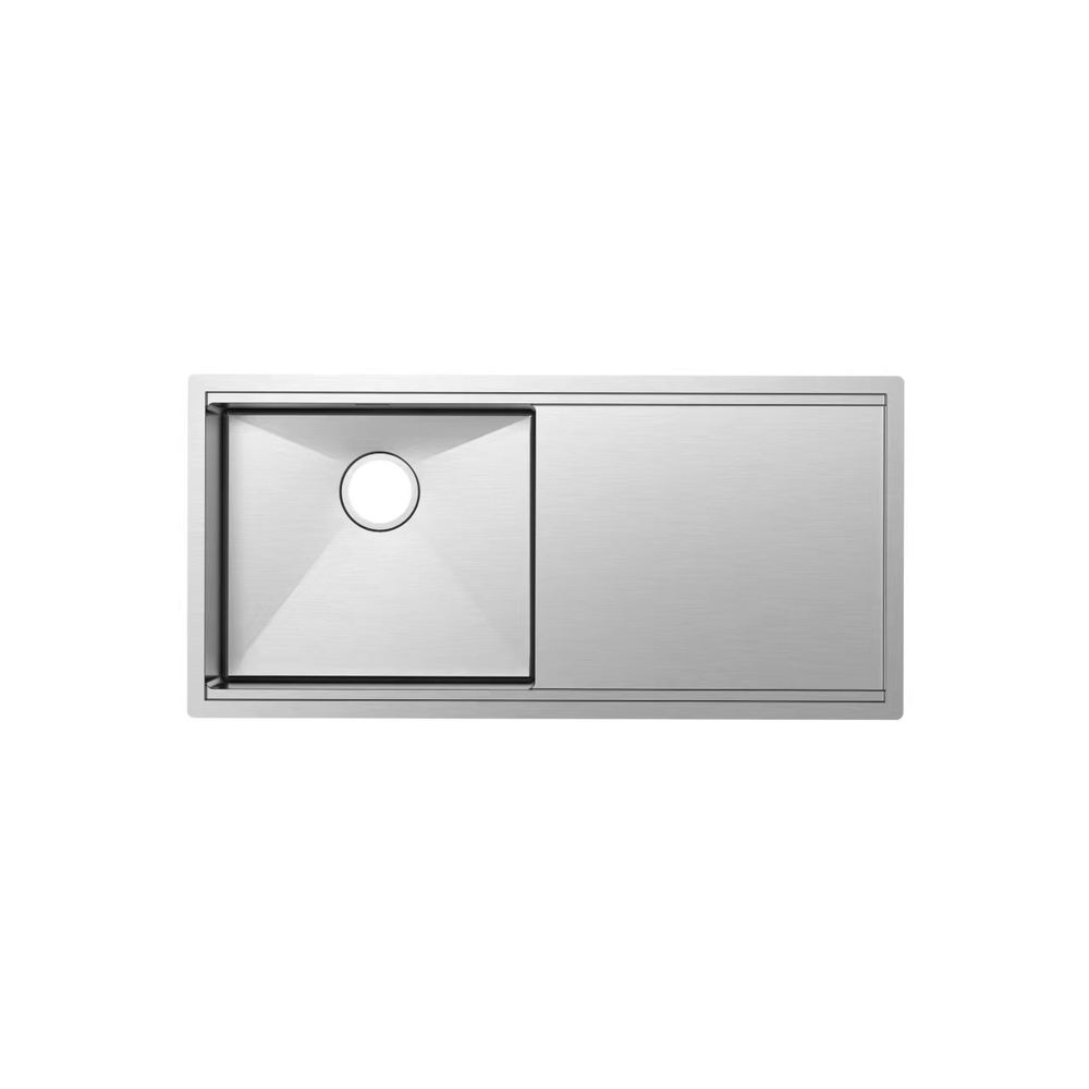 MT1048 Double Bowl Kitchen Sink Undermount Drain Board Stainless Steel Sink Ledge Workstations