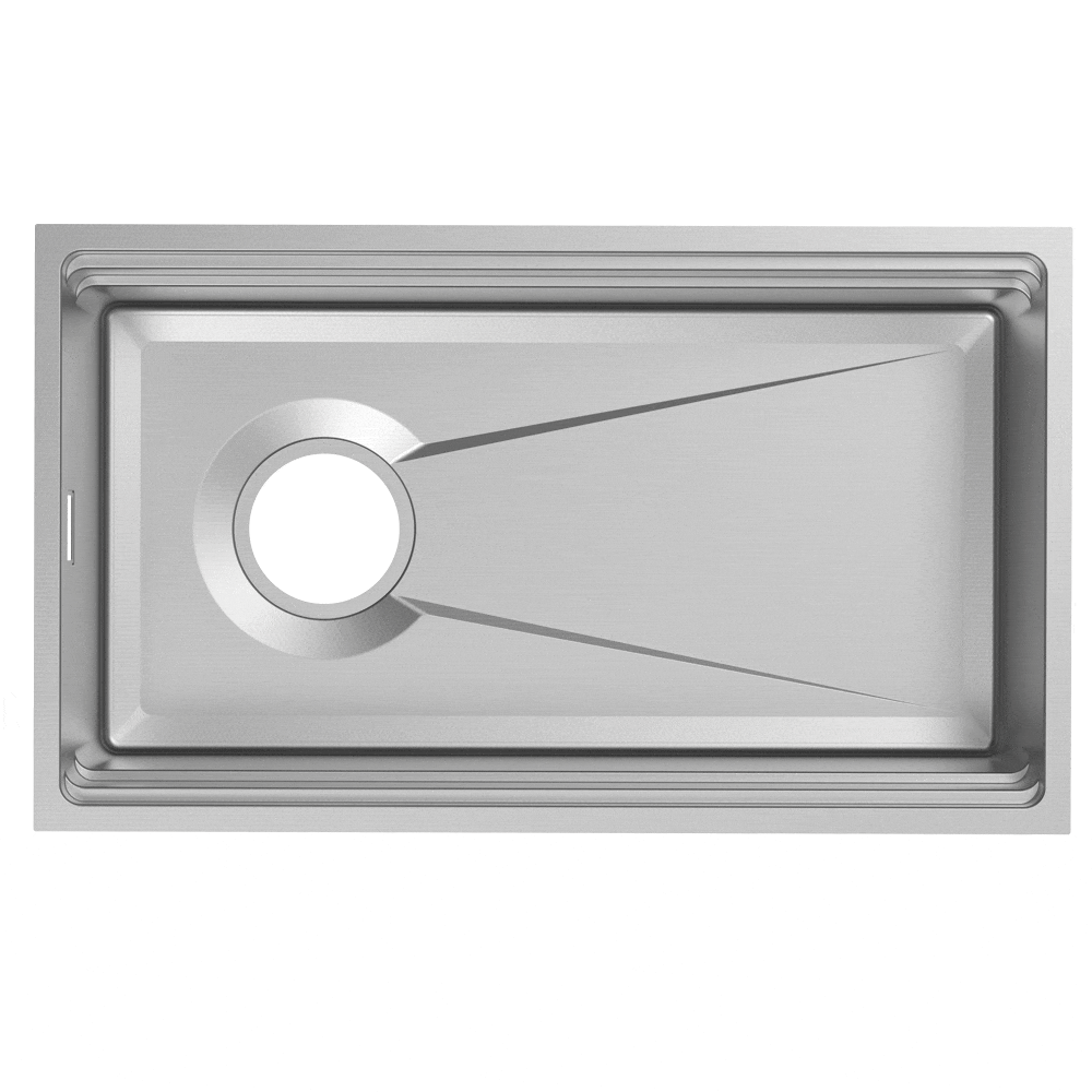 GM7645 All-In-One Workstation Stainless Steel Single Deep Bowl Kitchen Sink Multi-Function
