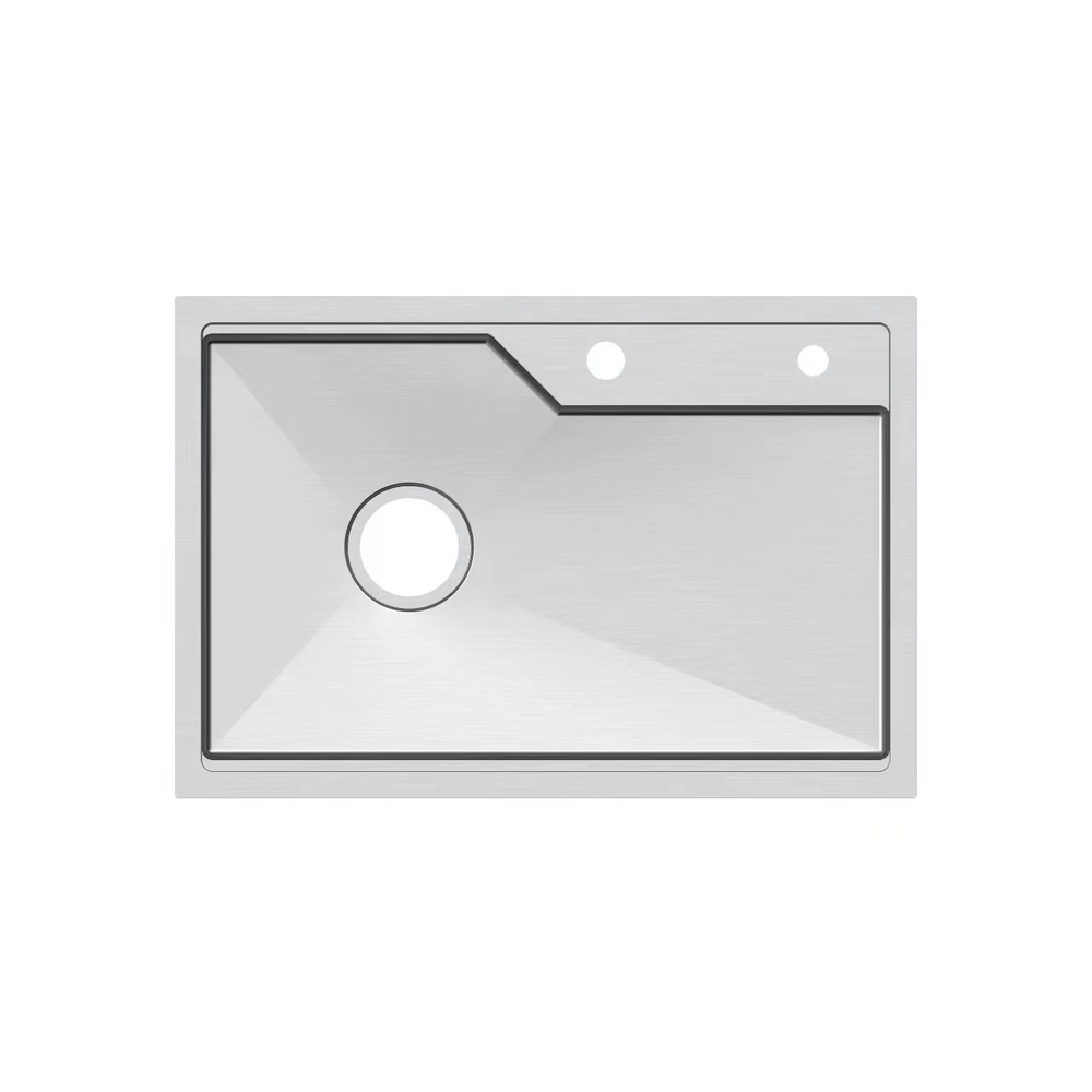 MG7646 Double Sink 304 Stainless Steel Handmade Kitchen Sink Home Use