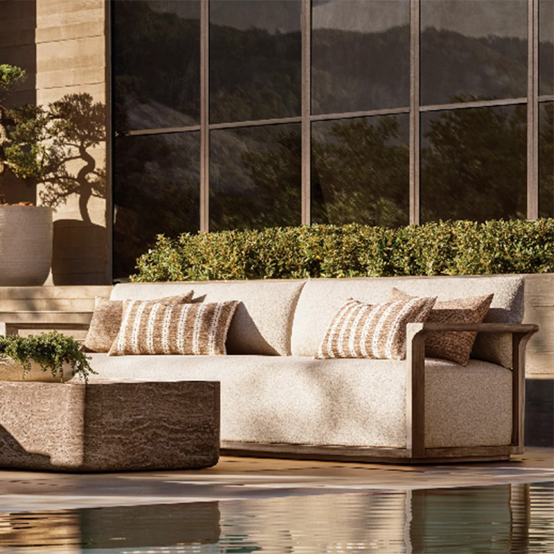 High-end Outdoor Deck Aluminum Sofa Lounge Set (a1)