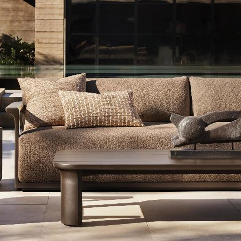 High-end Outdoor Deck Aluminum Sofa Lounge Set d (2)