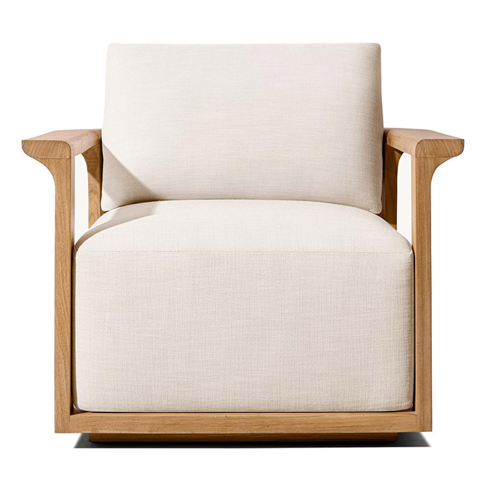 JIANGYIREN Outdoor Luxury Furniture Modern Style Leisure Chair Natural Teak Garden Swivel Chair (1).jpg