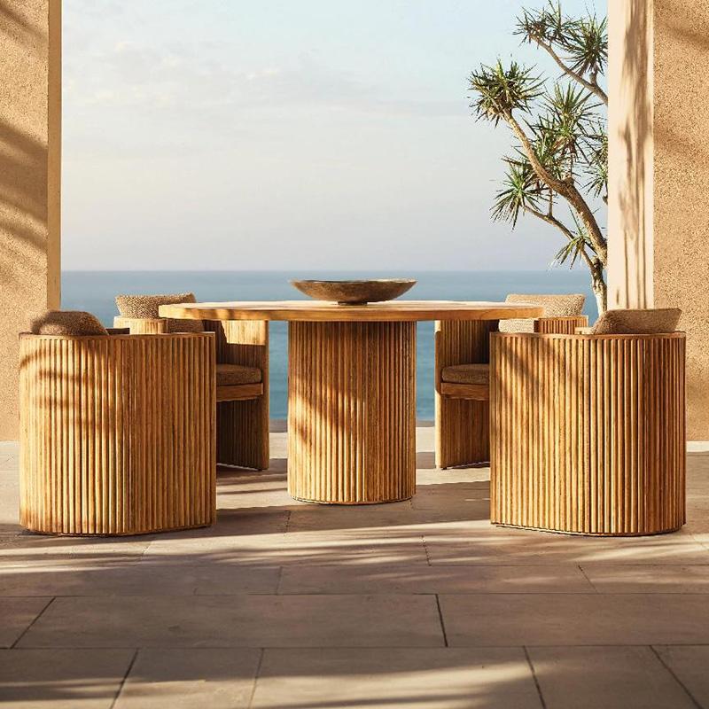 JIANGYIREN VILLA RESORT HOTEL RESTAURANT DELUXE TABLE AND CHAIR SET (1)