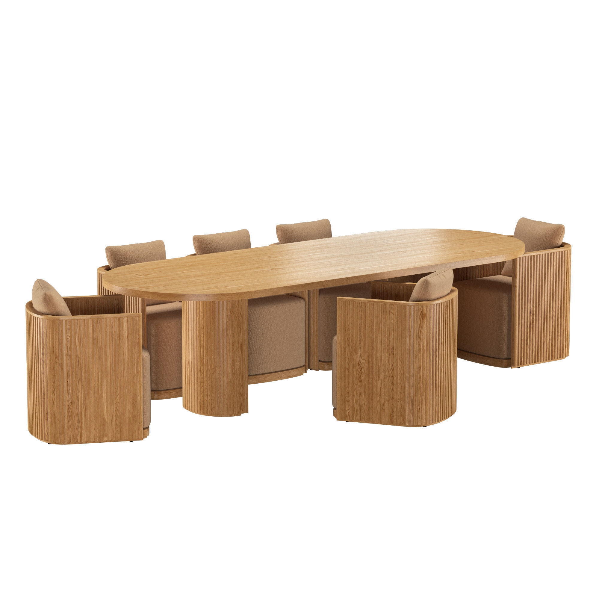Jiangyiren Villa Resort Hotel Restaurant Deluxe Table And Chair Set (9).jpg