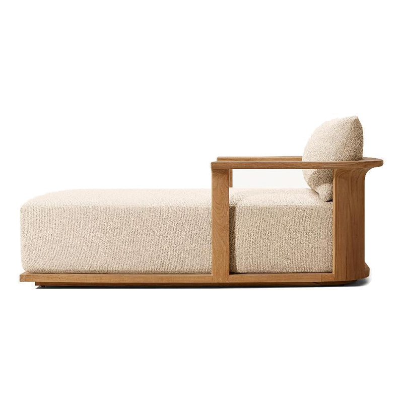 Luxury Teak Furniture Garden Chaise Lounge Pool Leisure Outdoor Toffee Chair (5).jpg