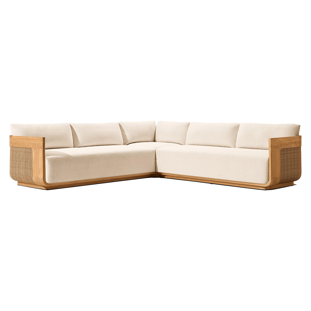 Outdoor Sofa Patio Deck Waterproof Sunproof Furniture Hotel Resort Teak Sofa (1).jpg