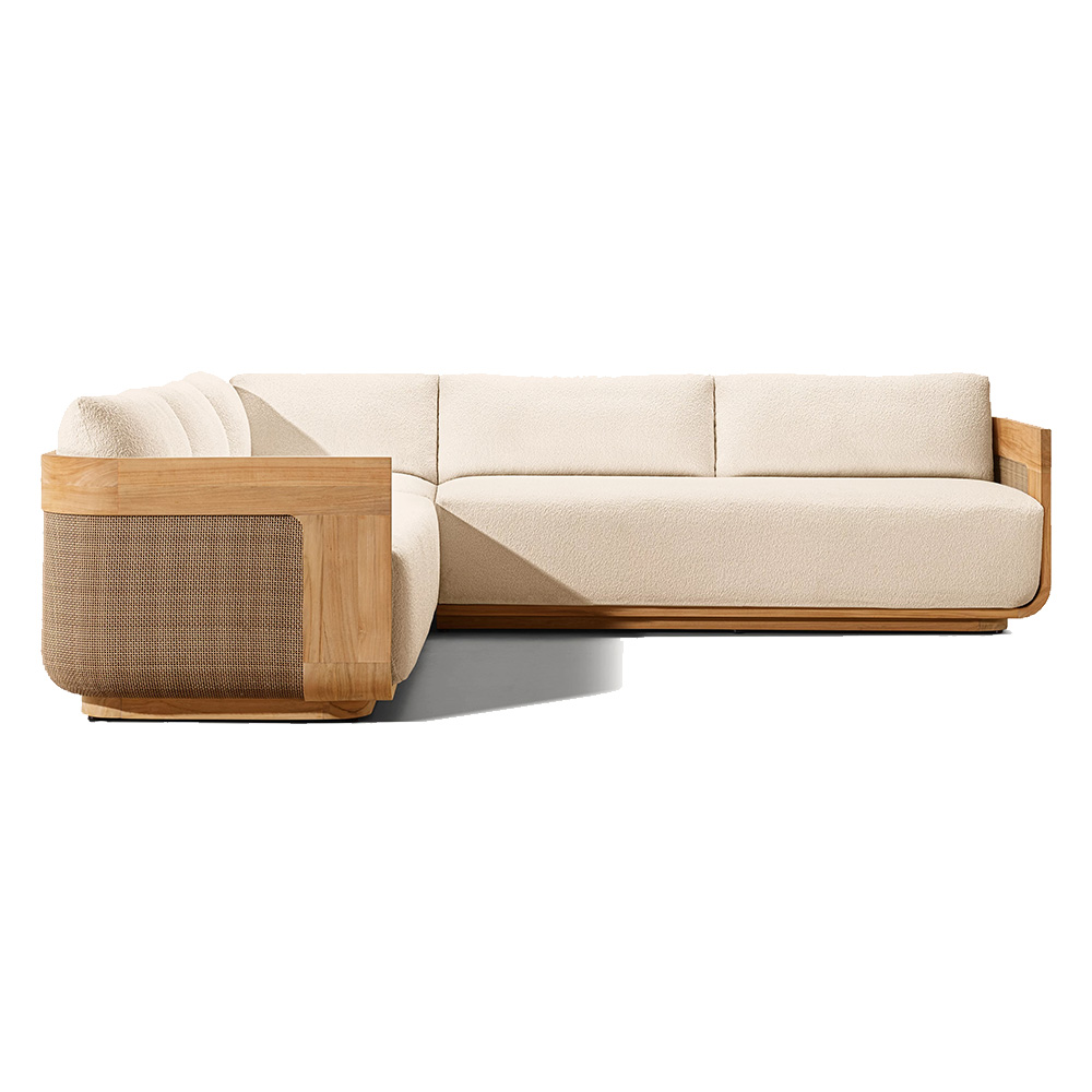 Outdoor Sofa Patio Deck Waterproof Sunproof Furniture Hotel Resort Teak Sofa (5).jpg