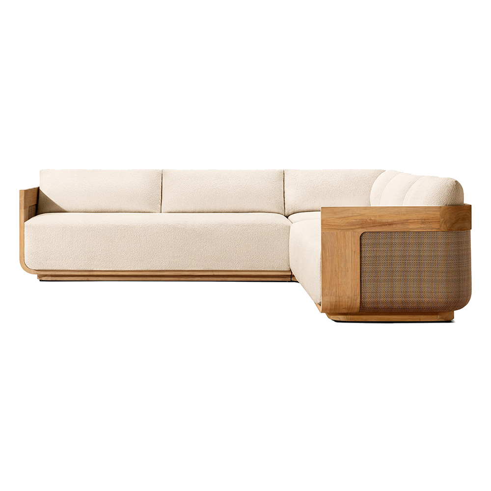 Outdoor Sofa Patio Deck Waterproof Sunproof Furniture Hotel Resort Teak Sofa (6).jpg