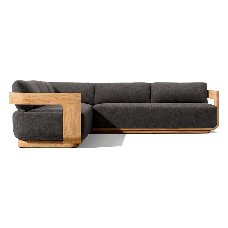 Outdoor Teak Sofa Set Modern Simple Weatherproof Fabric Waterproof Open Air Patio (1).jpg