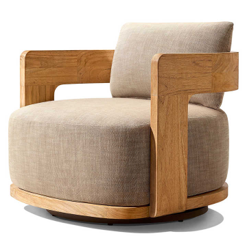 Outdoor Teak Sofa Set Modern Simple W...