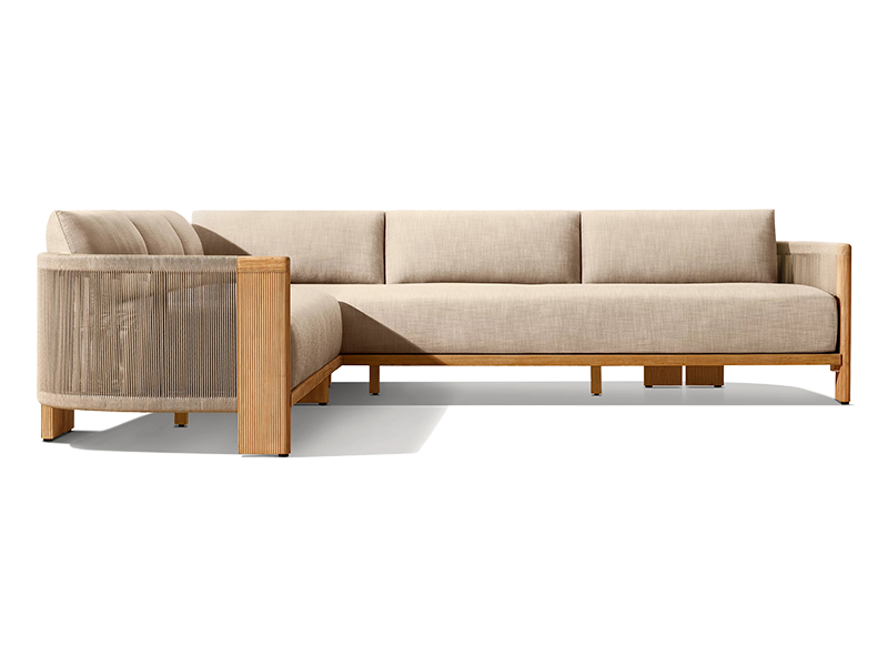 JIANGYIREN Outdoor Teak Sofa Set (1)