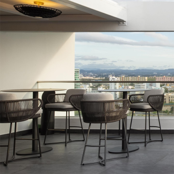 Bar Cafe Aluminum Terrace Dining Set ...