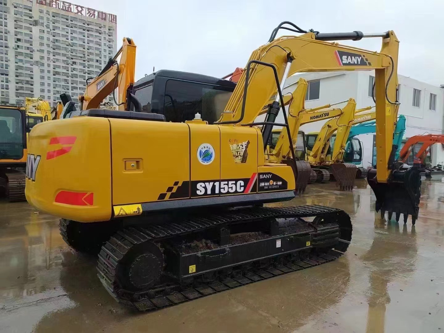 Second hand Sany 155c 15ton crawler e...