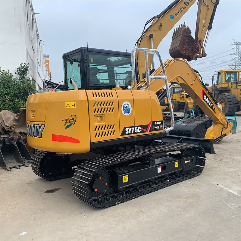 Good Quality Used Excavator Sany 75c Pro Sany75 Excavator Used Mini Excavator Used Construction Machinery in Stock