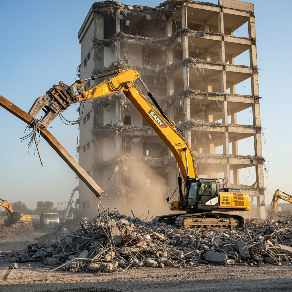 Sany Construction Machinery For Demolition Projects