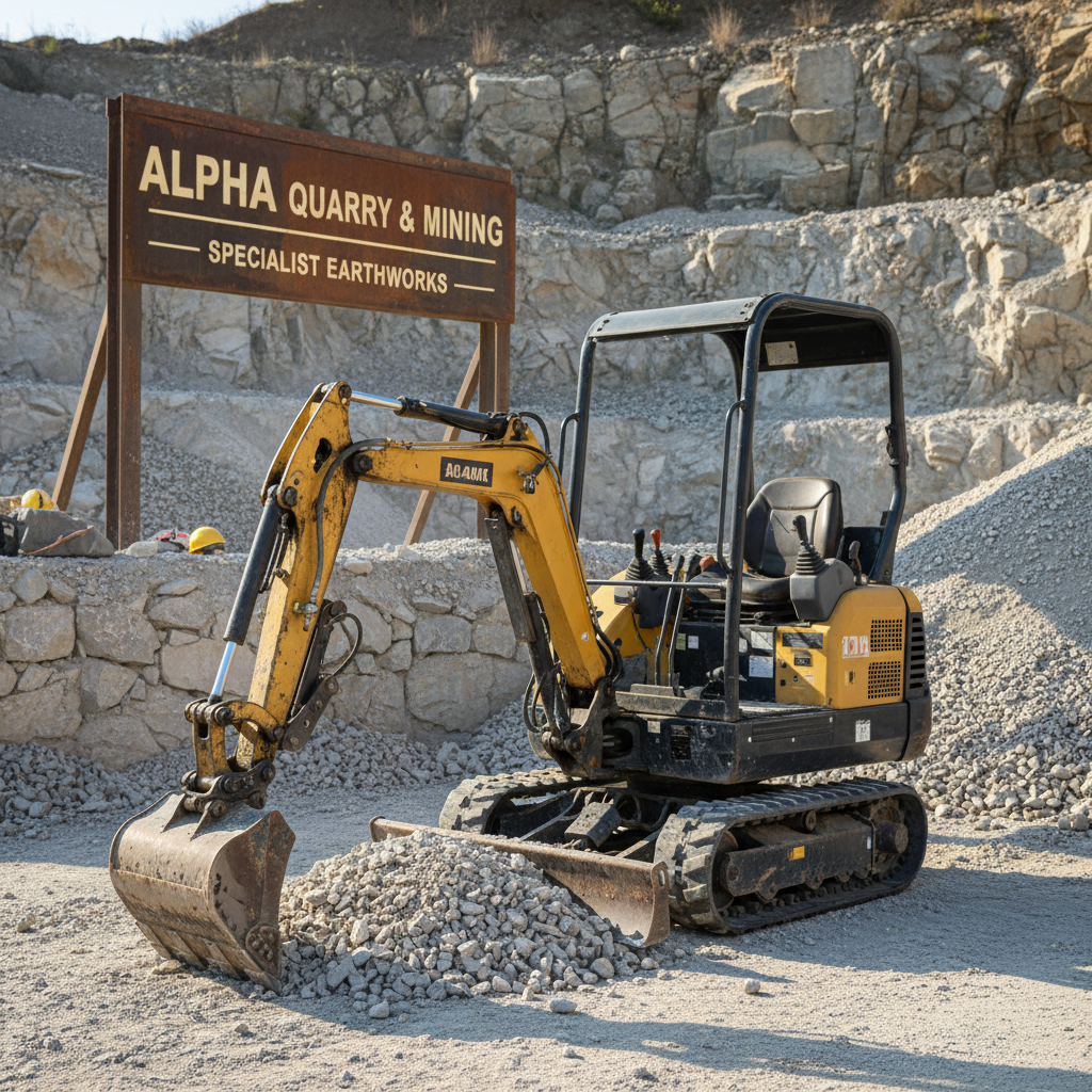 1 Ton Excavator For Mining & Quarrying