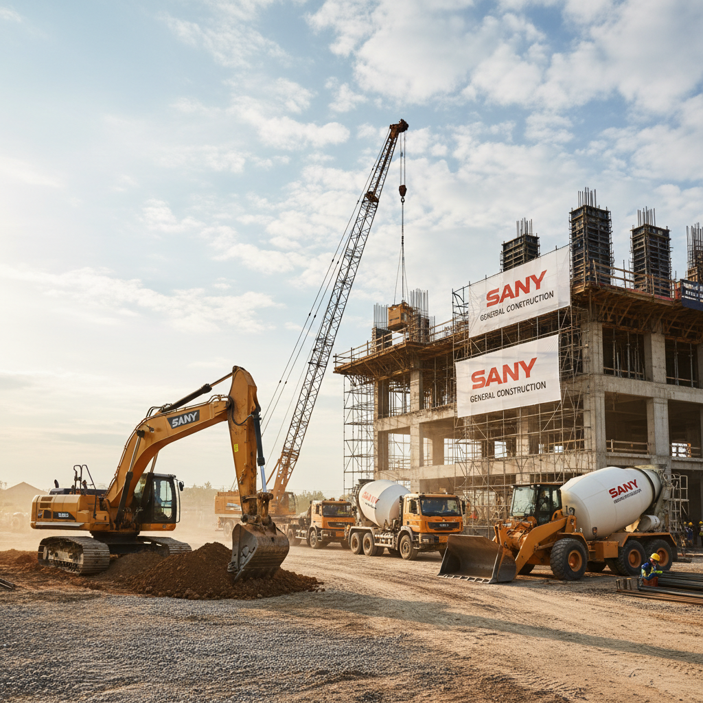 Sany Construction Equipment For General Construction