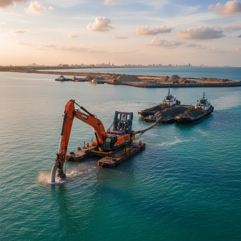 Sany Machinery For Marine Dredging