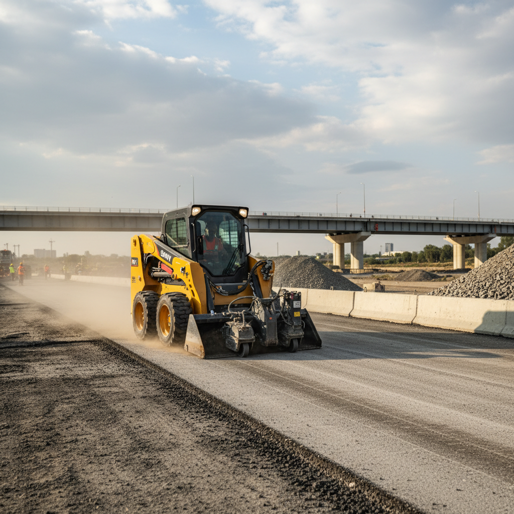 Sany Skid Steer For Road Infrastructure