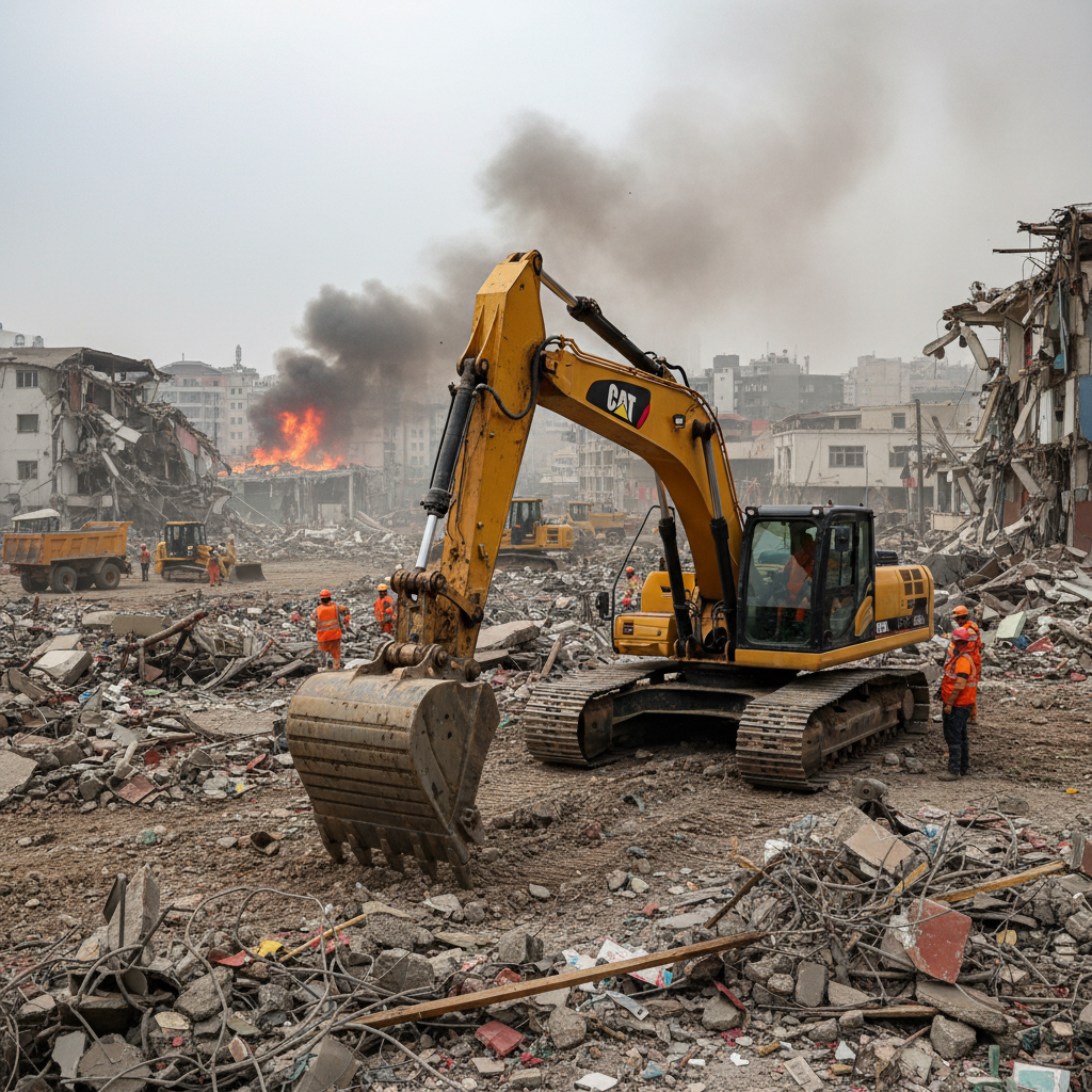 20 Ton Excavator For Disaster Recovery