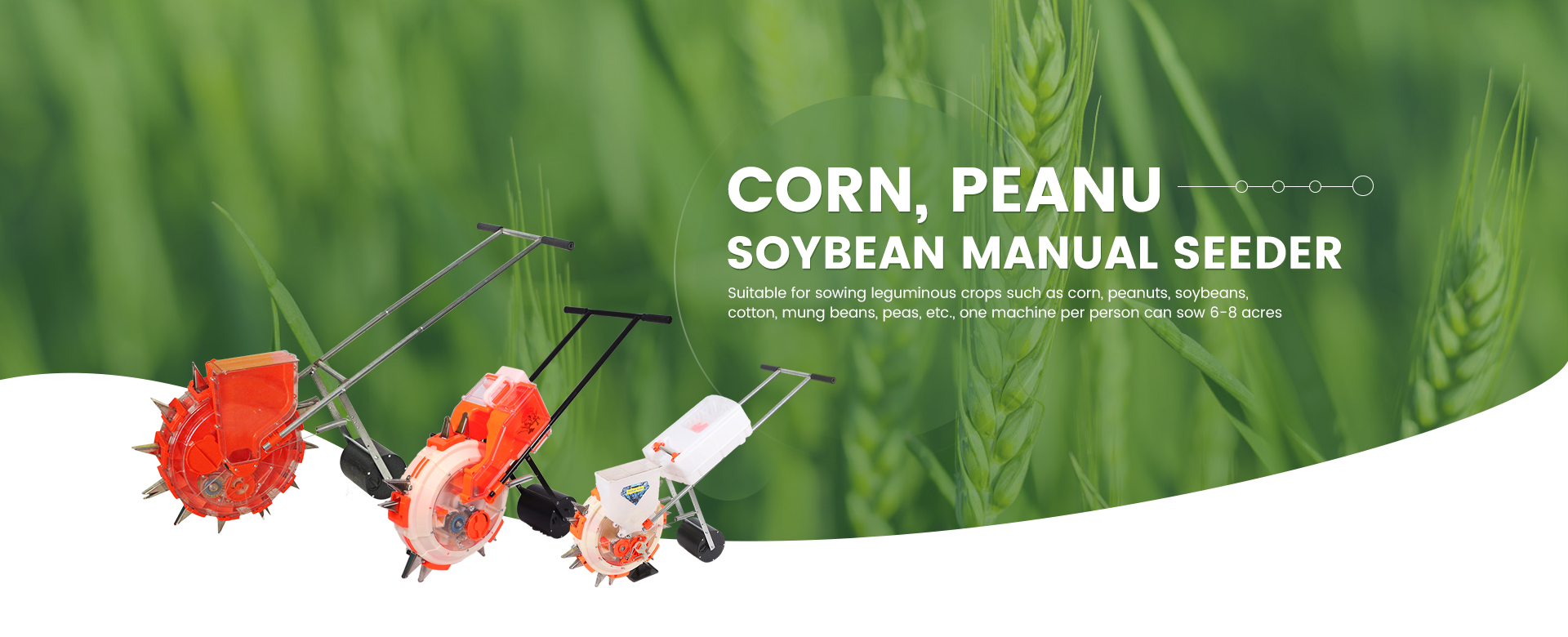 Vegetable Manual Seeder, Two Row Seeder