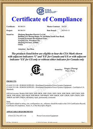 CCS-certificate