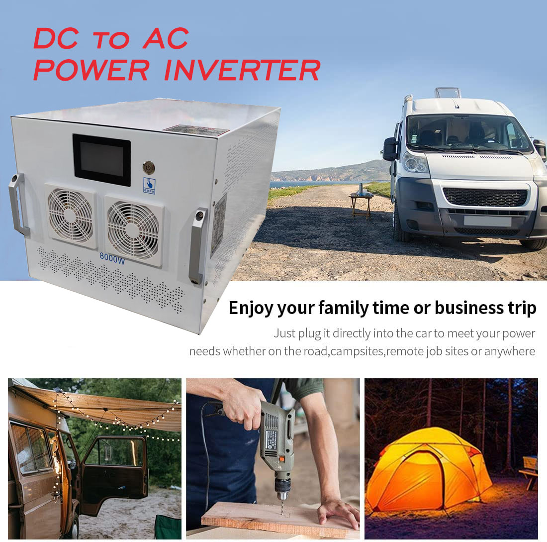 6U-7U-9U Small Size DC to AC Rack-Mounted Power Inverter