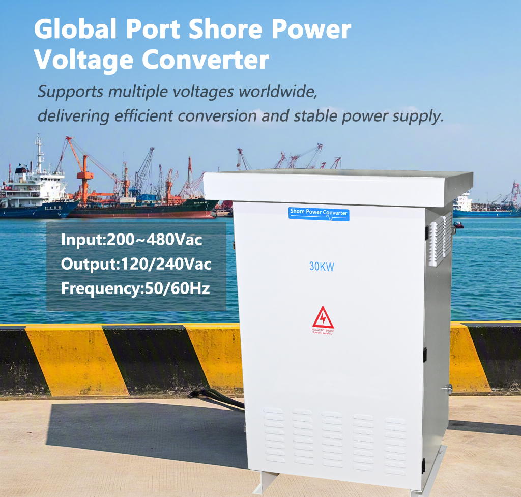 Three-Phase Wide-Range Shore Power Converters for Ships: Ensuring Stable Frequency and Voltage for Green Shipping