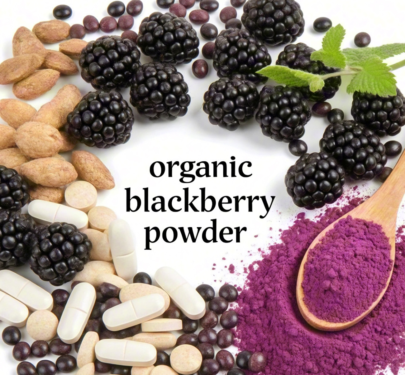 blackberry-powder
