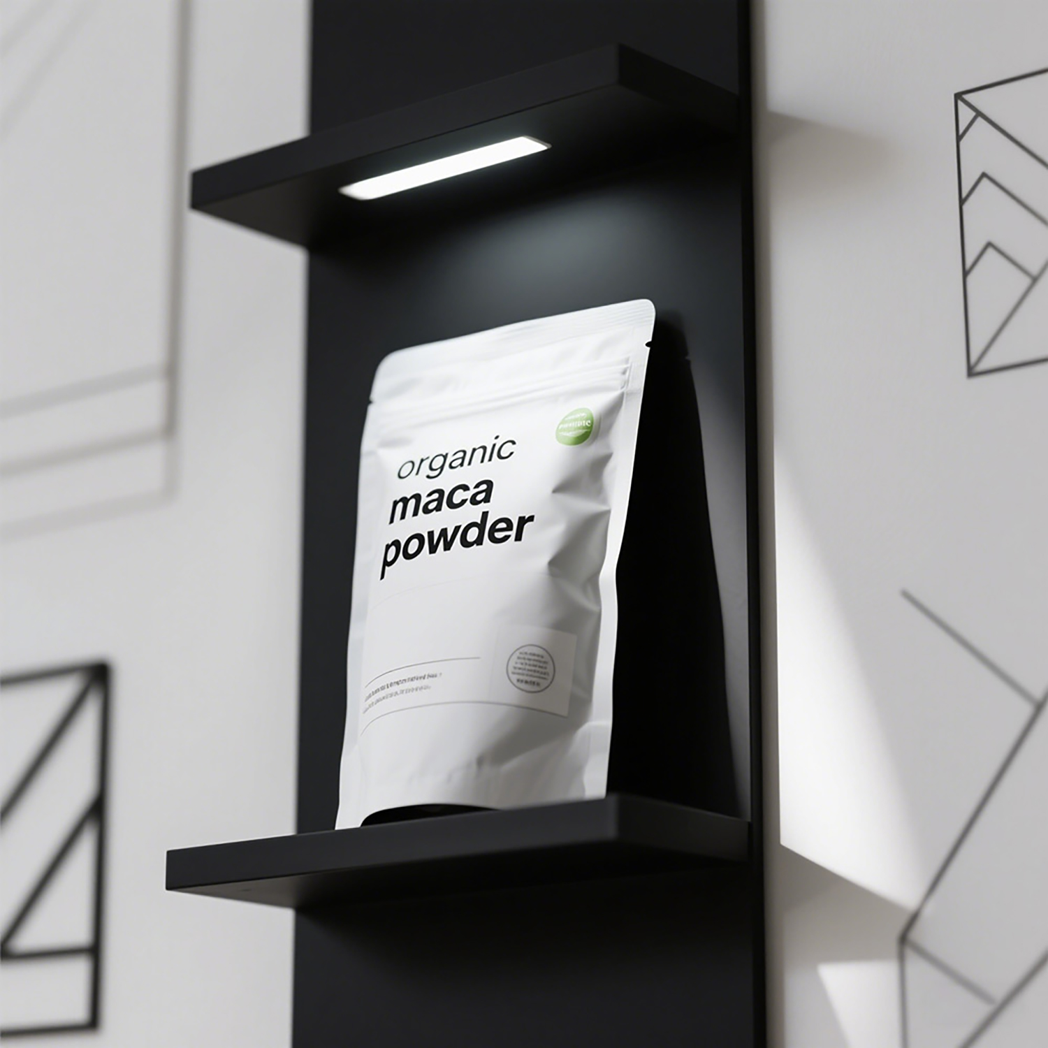 pudră organică de rădăcină de maca neagră