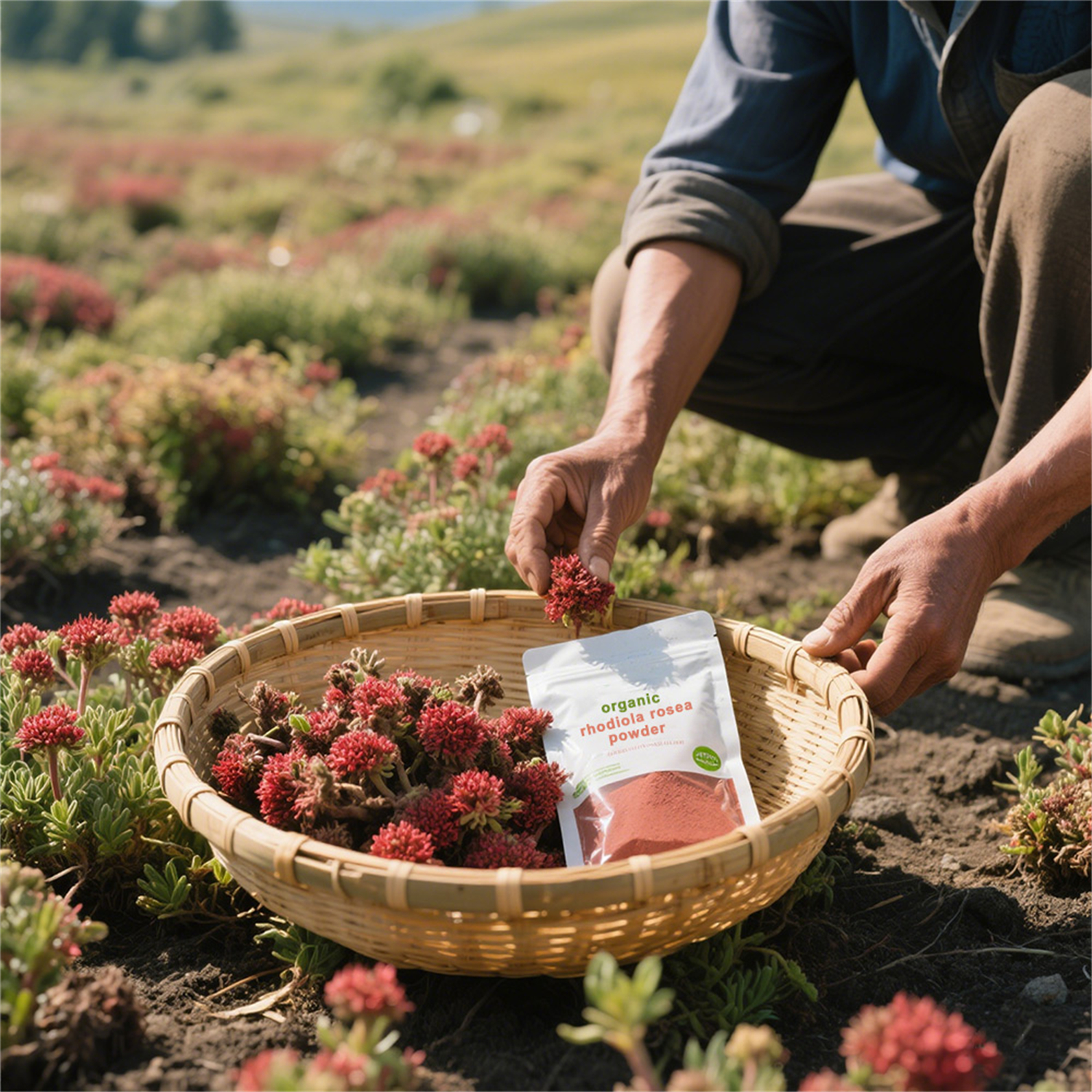 økologisk rhodiola rosea ekstraktpulver