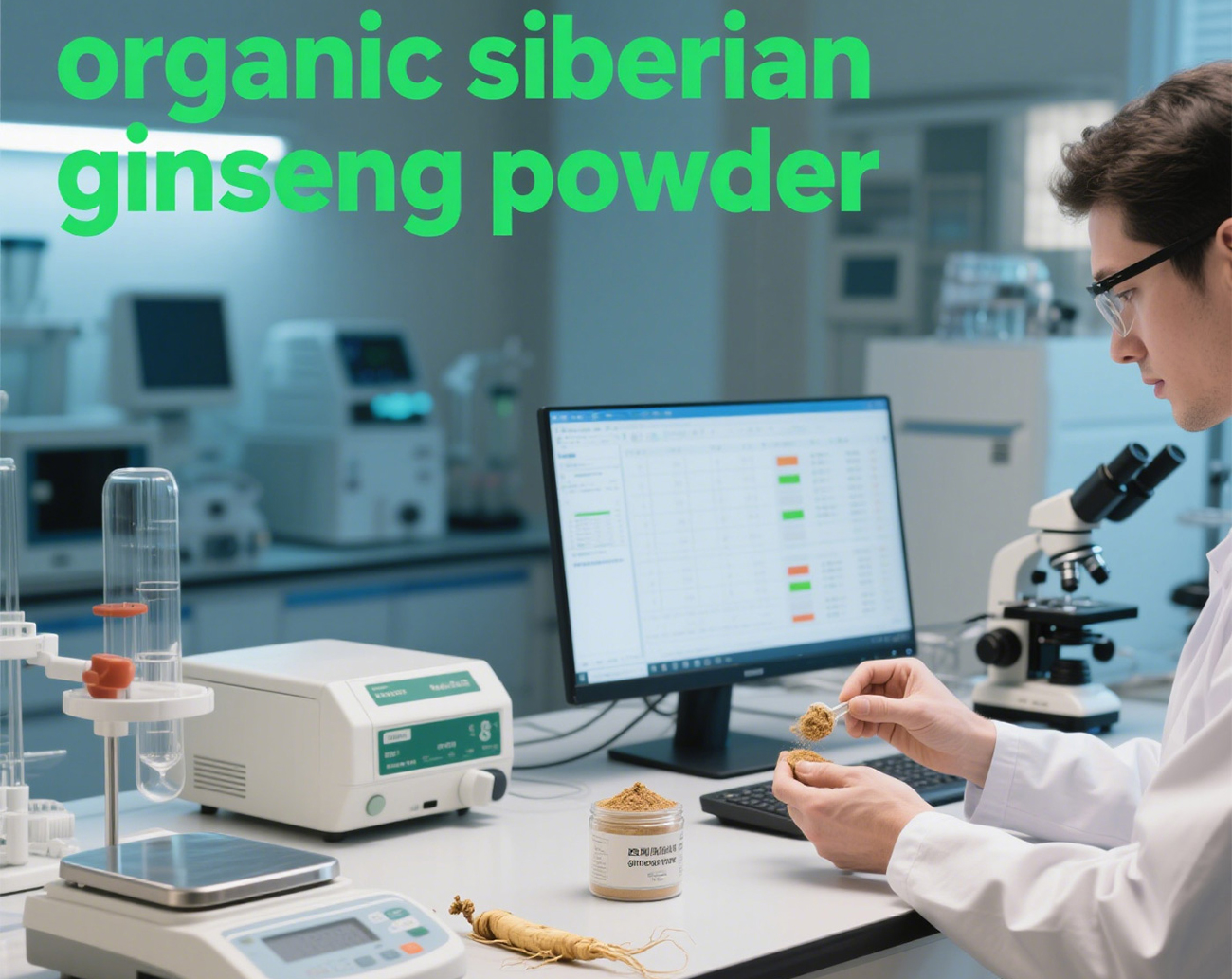 sibirisk ginsengpulver