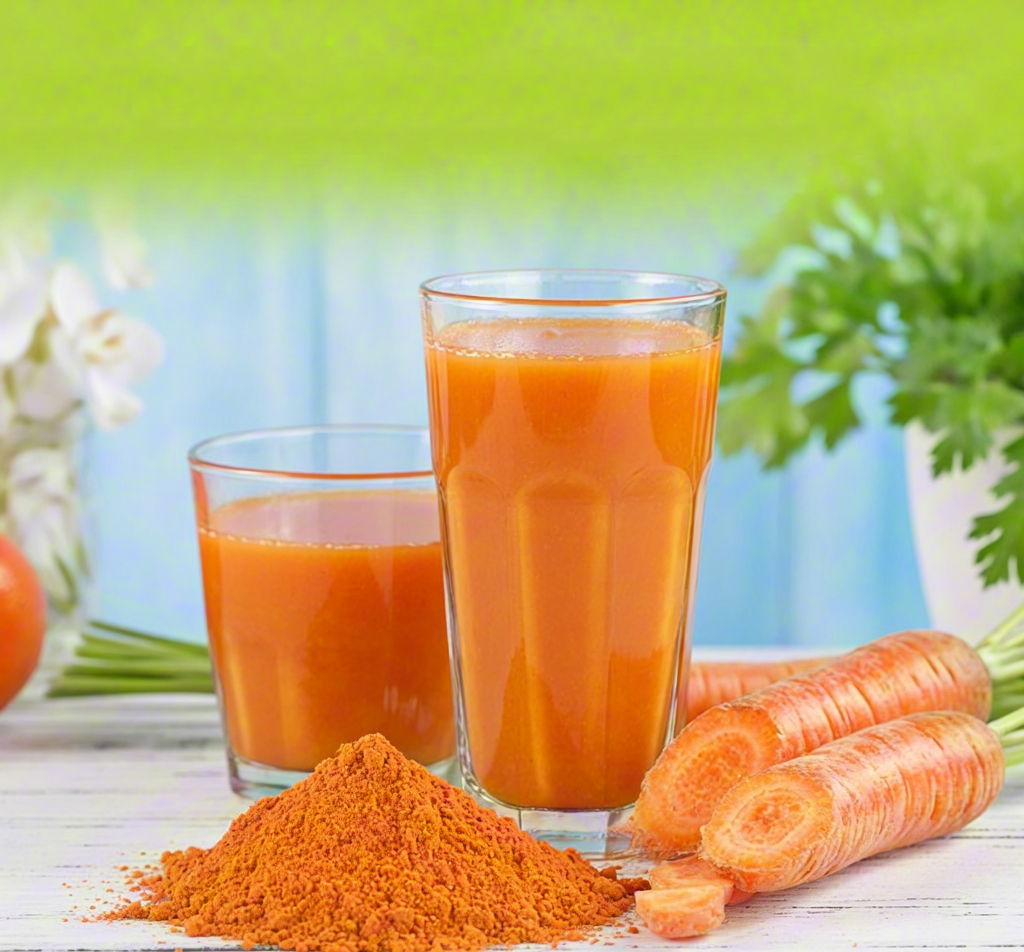 Organic carrot powder