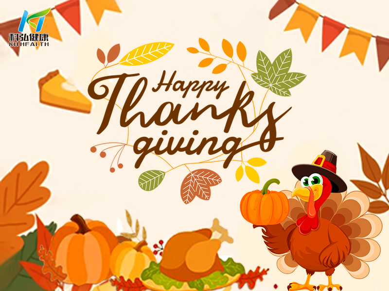 Thanksgiving-hilsner og en præsentation af vores førsteklasses botaniske ekstrakter