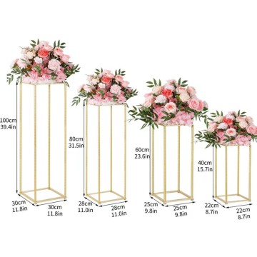 Wedding Centerpieces & Table Decorations Road Lead Metal Flower Stand