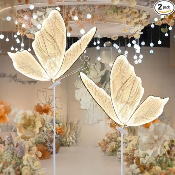 Wedding Ceiling Decoration Luminous Butterfly Light Floor Lamp 