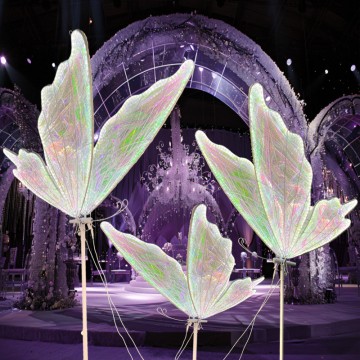 Butterfly Light Floor Lamp Wedding Background Decorative Props