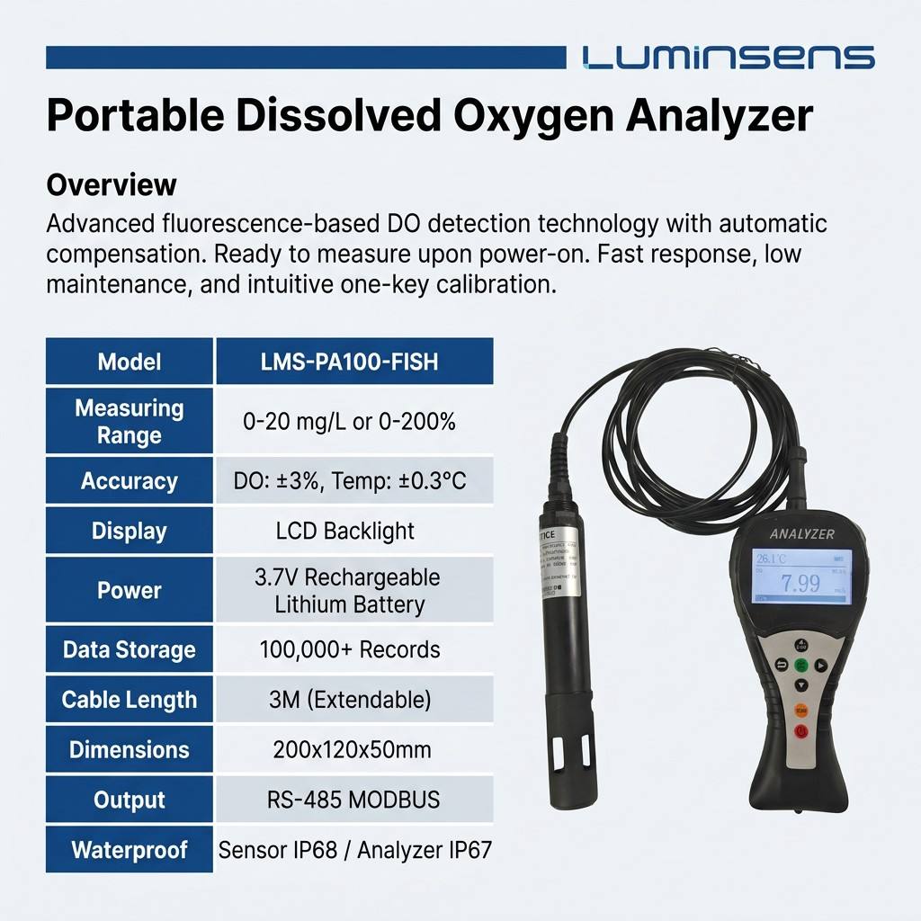 Tragbarer DO-Analysator LMS-PA200-x (4)