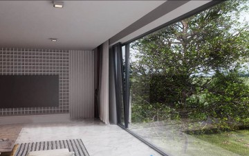 OD.60CV series narrow side curtain wall inward opening and tilting