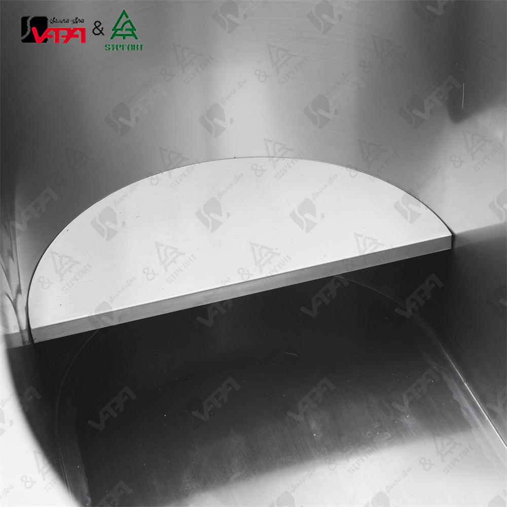 Cold Plunges VAPA CT021 Elegant Dual-Person Cold Plunge stainless steel Ice Tub Cryotherapy (8)