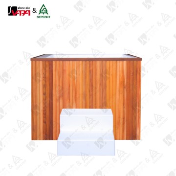 Vapasauna CT001 Square Red Cedar 1 People Acryl...